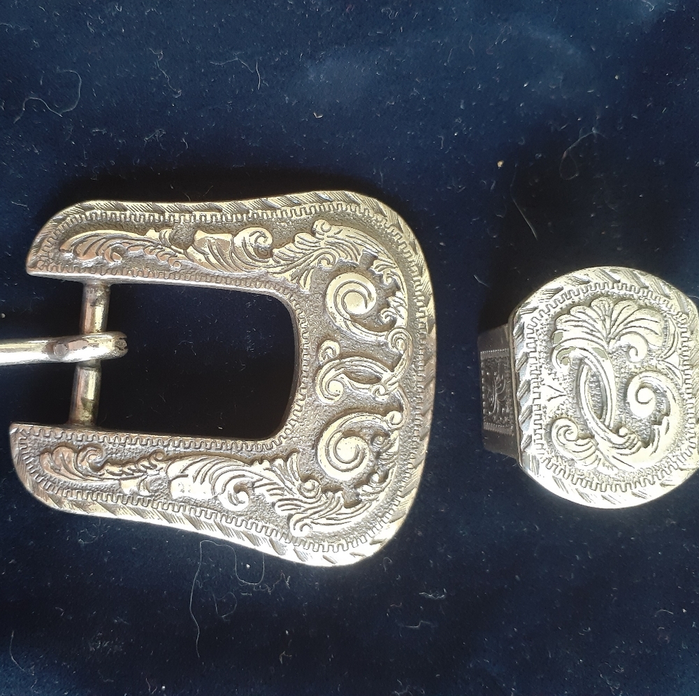 '93 2 pc Belt Buckle